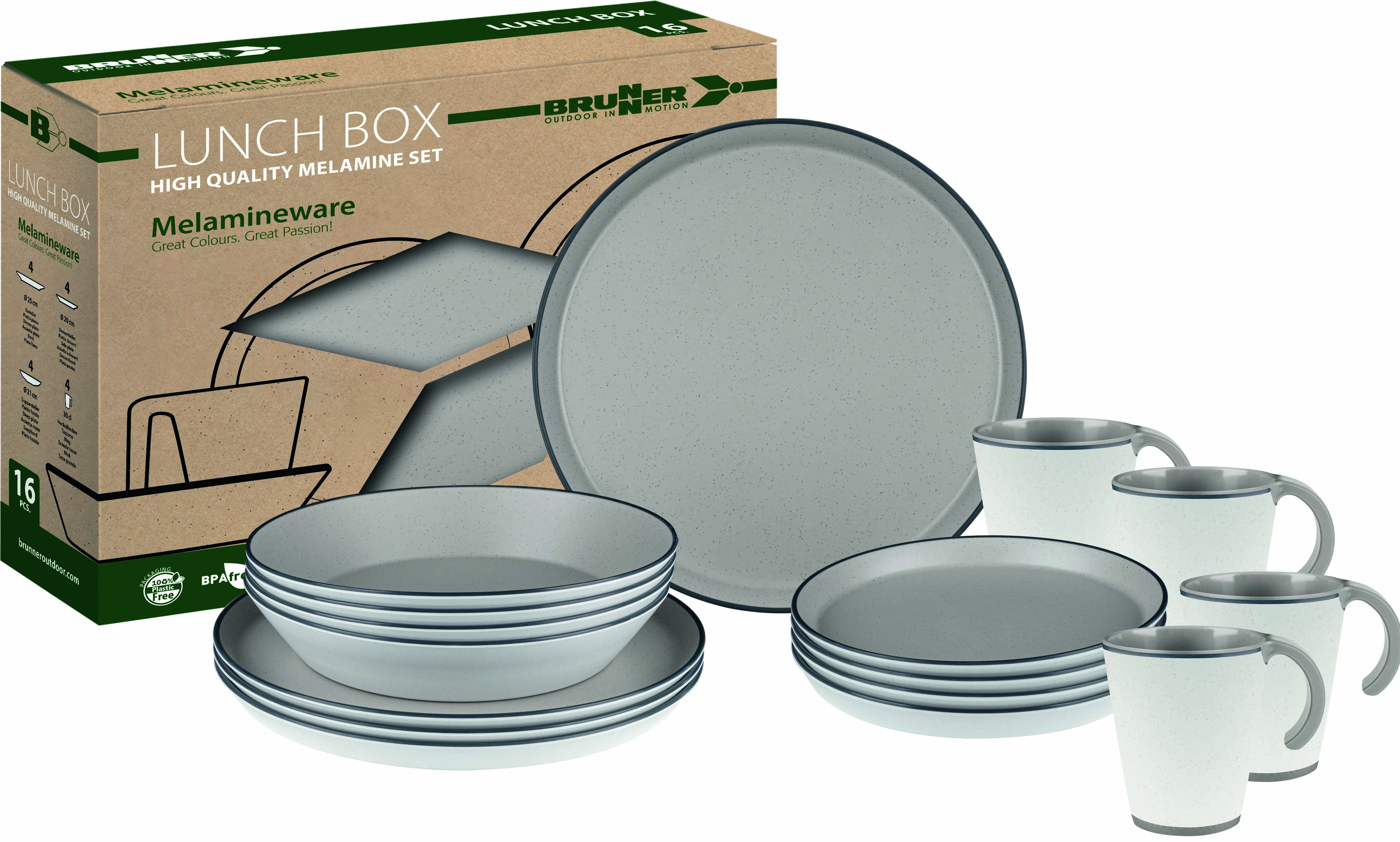 Brunner Geschirrset Lunch Box ICONIC COMPACK