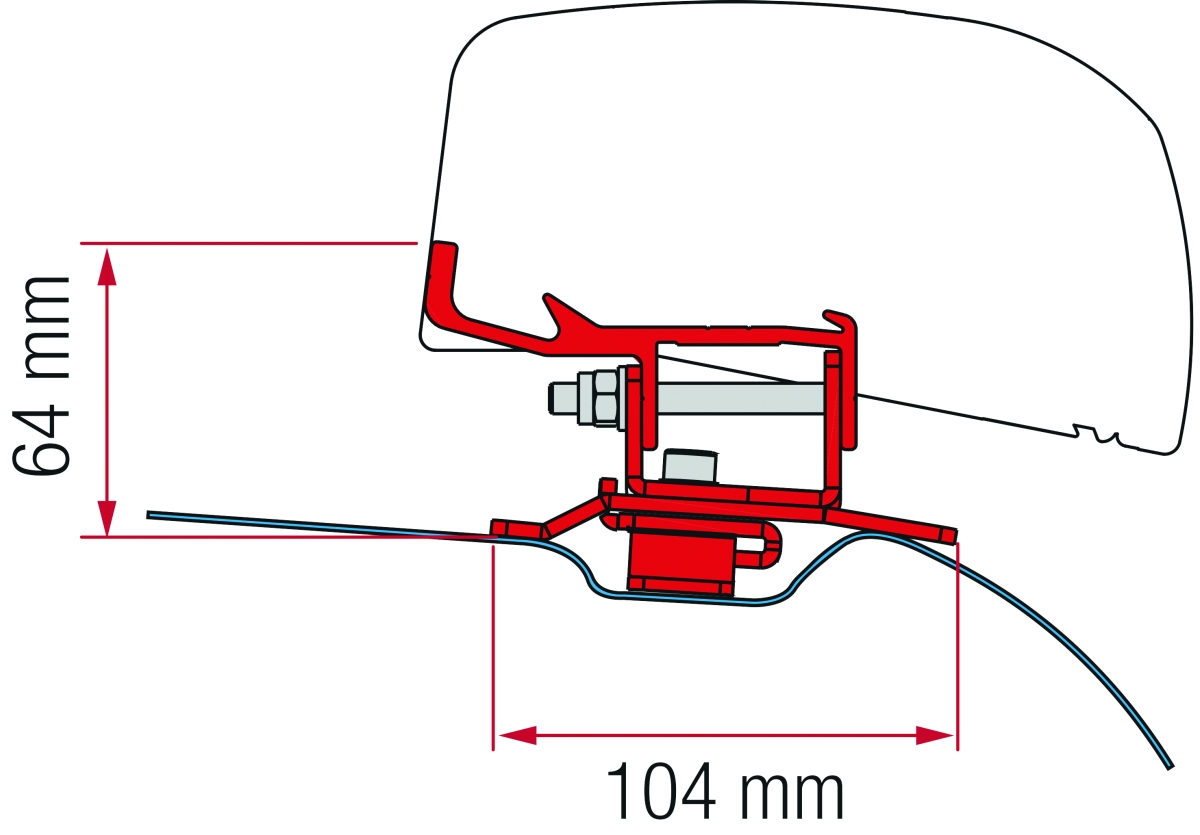 Fiamma Adapter F40 PSA ab 2014