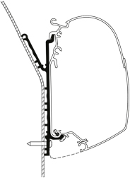 Thule Omnistor Knaus Deseo 2019 Adapter 350 cm