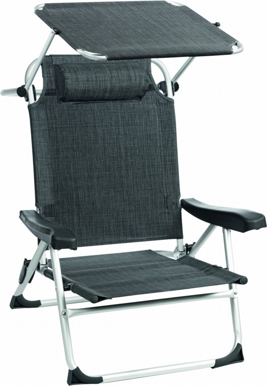 Brunner Strandstuhl MAKAI grau