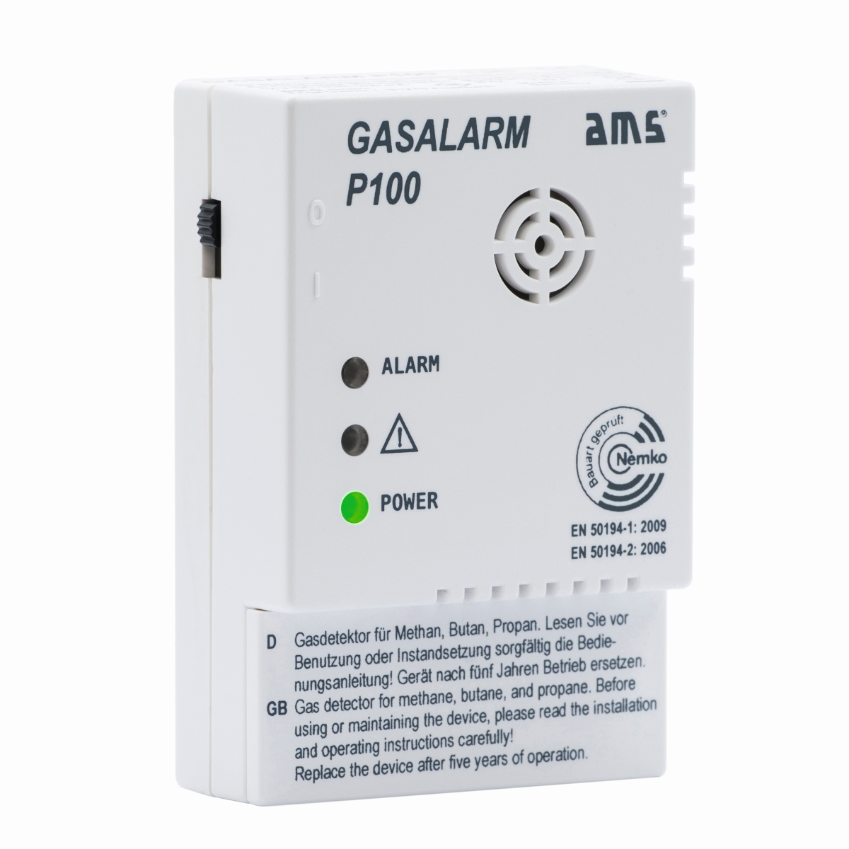 AMS Gasalarm P100