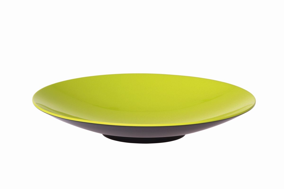 Gimex Pastateller grau-lime 23 cm Gimex Pastateller grau-lime 23 cm