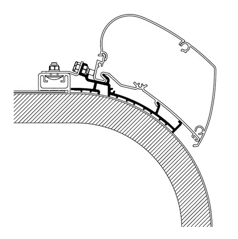Thule Adapter Rapido Distinction - 600 cm