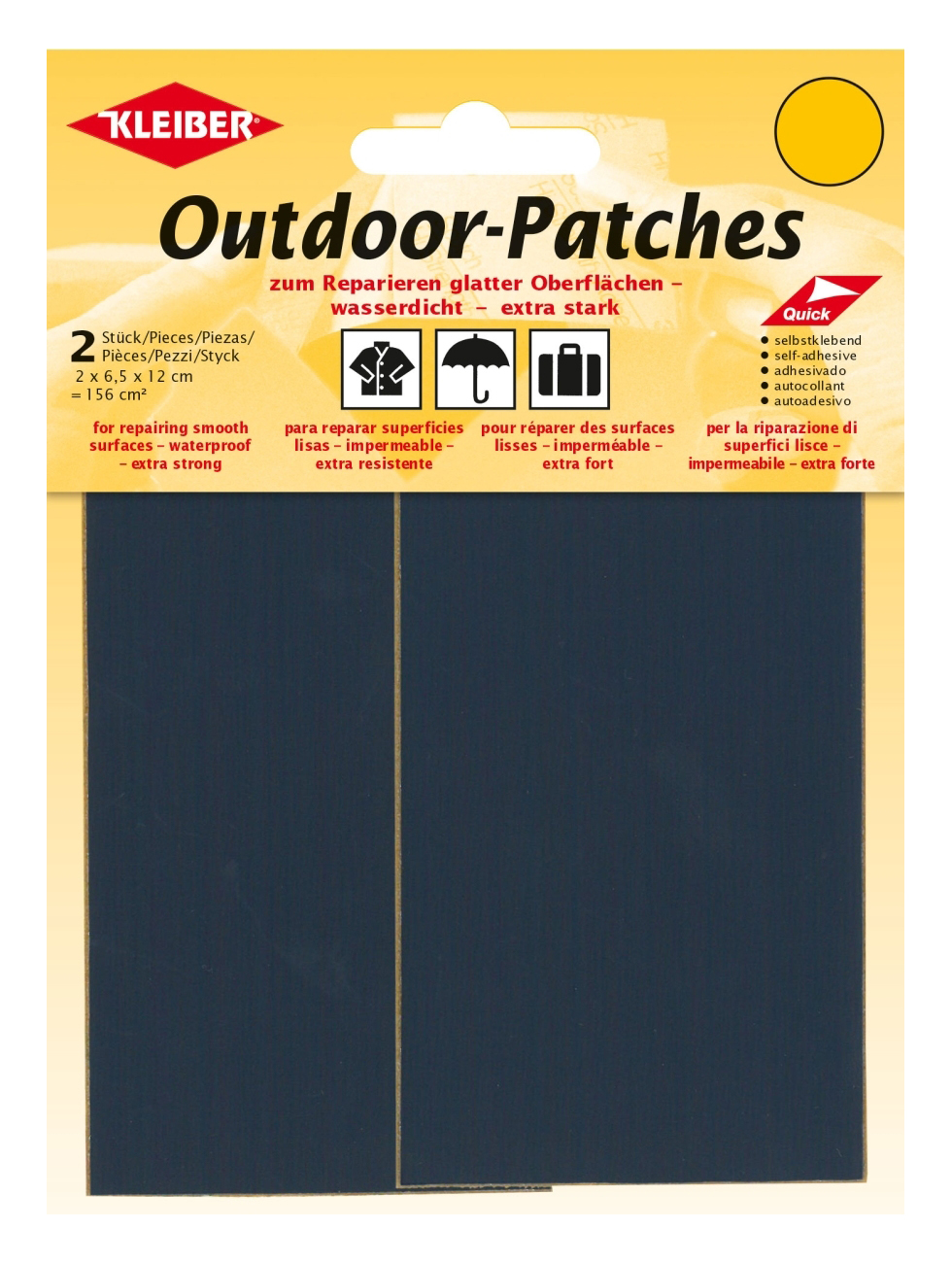 KLEIBER Outdoor-Patches dunkelblau