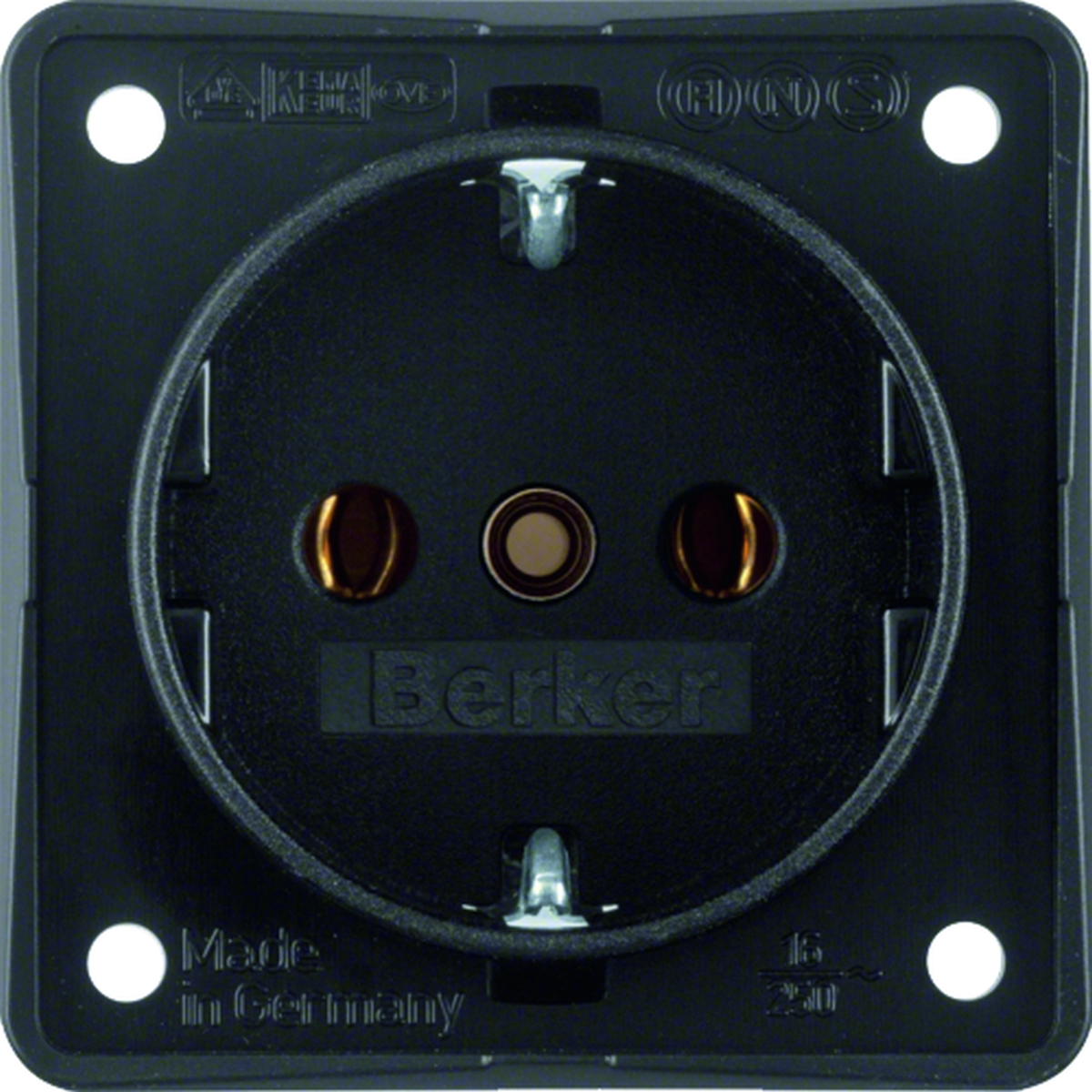 Berker Steckdose INTEGRO 230 V schwarz
