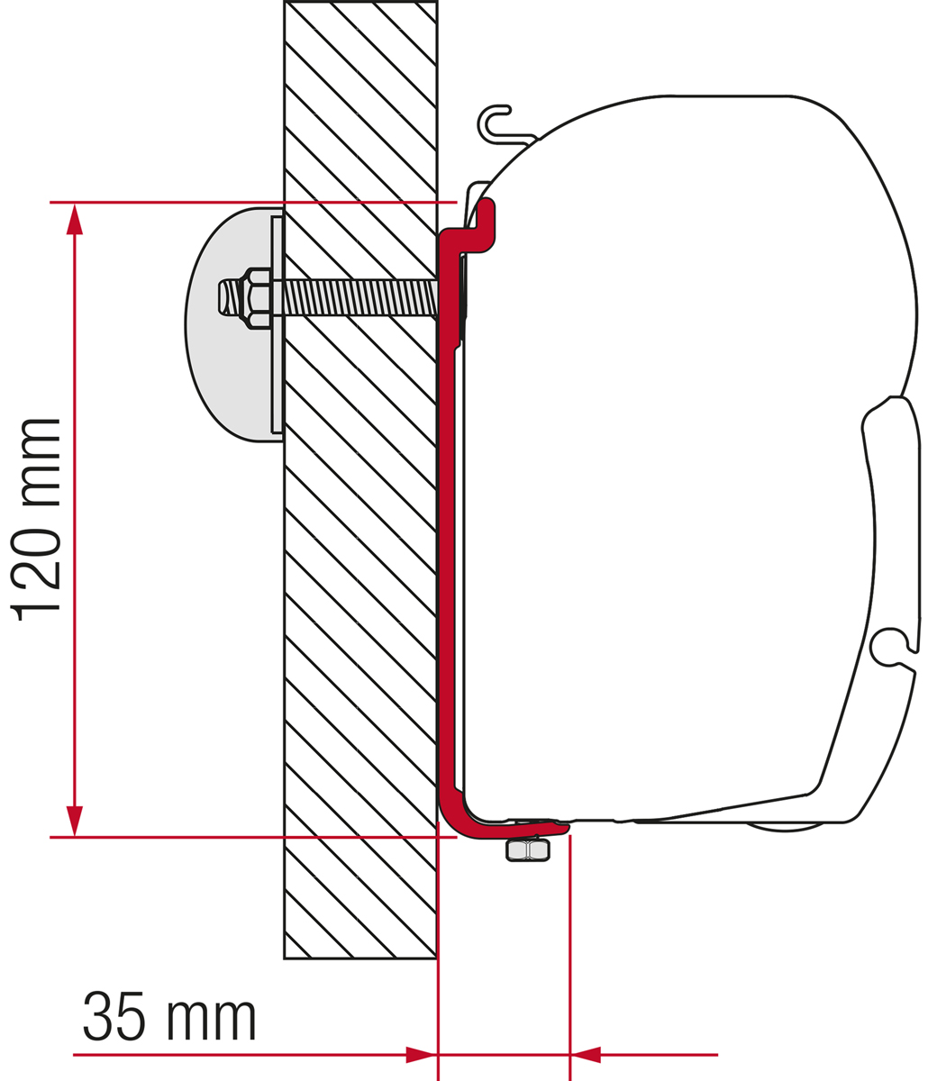 Fiamma S 120 Adapter Kit