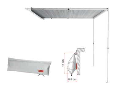Fiamma Sackmarkise CaravanStore Evo Royal Grey 200
