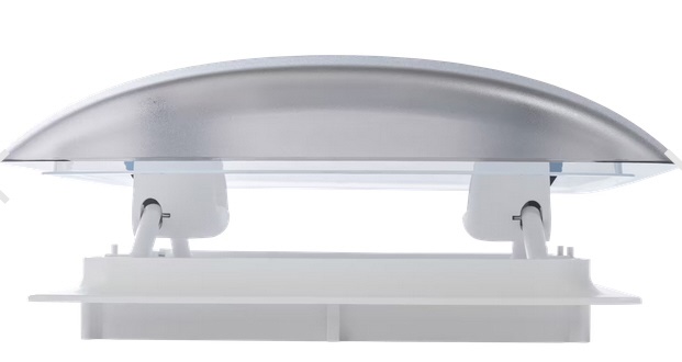 MPK Dachhaube VisionVent S Pro signalweiß ohne Verdunkelunmg
