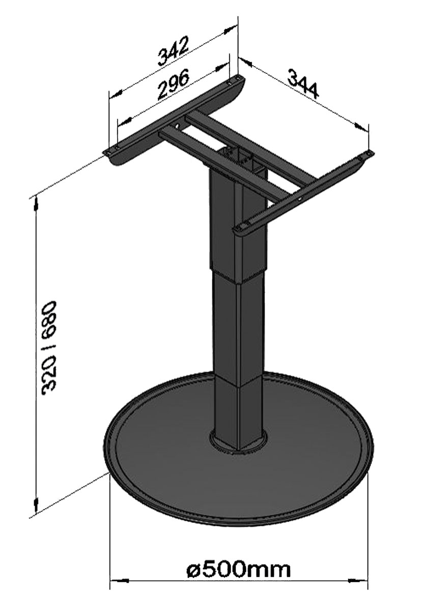 Freistehendes Klick-Klack Liftgestell 5883