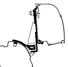 Thule Adapter T 4200 VW T5/T6 Reimo Multi Rail kurzer Radstand