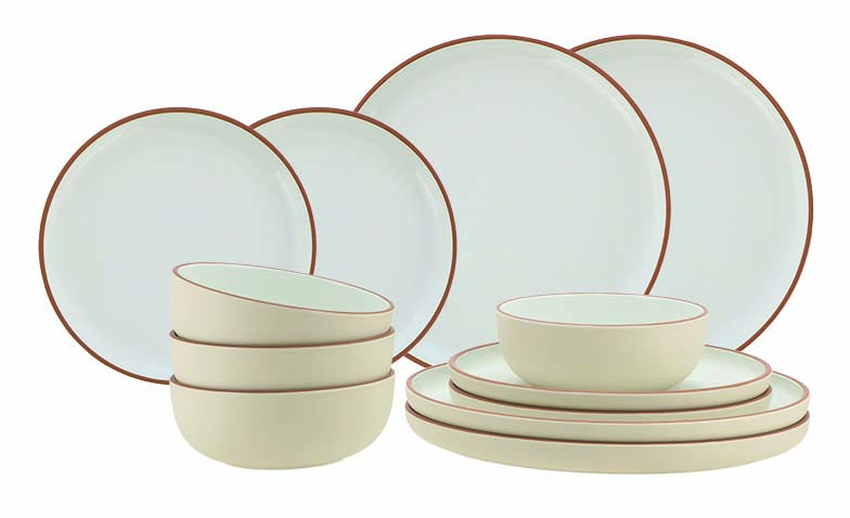 Travellife Geschirrset AVILA kreideweiß