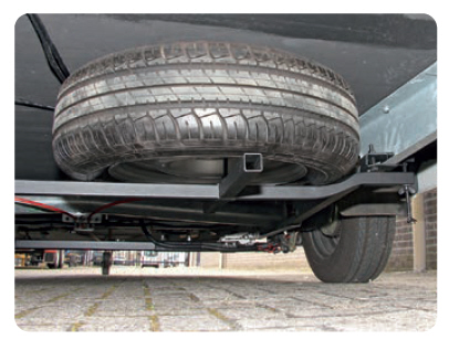 Reserveradhalter für Wohnwagen Reserveradhalter für Wohnwagen