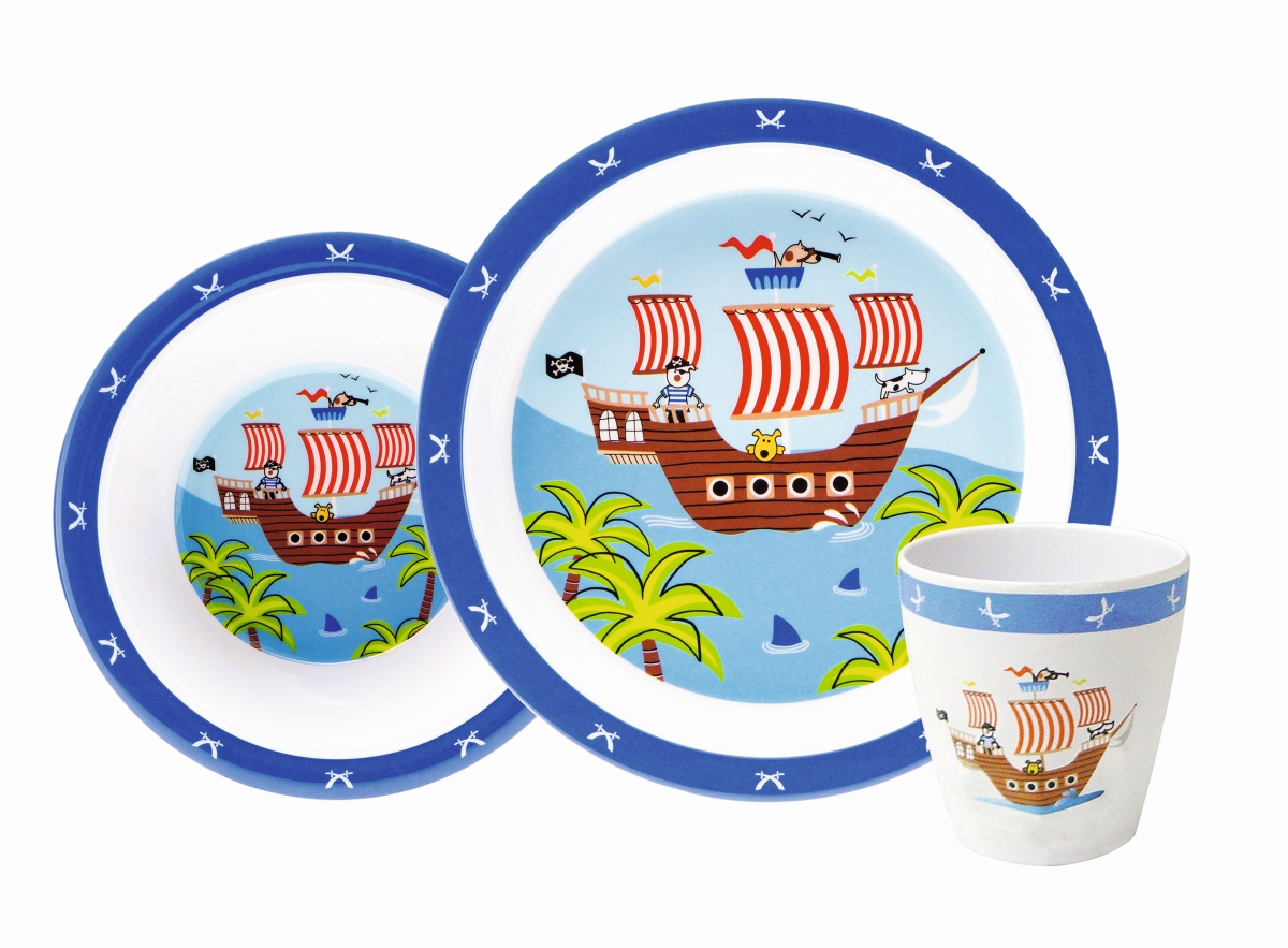 Gimex Kindergeschirrset Piratenabenteuer 3 tlg.