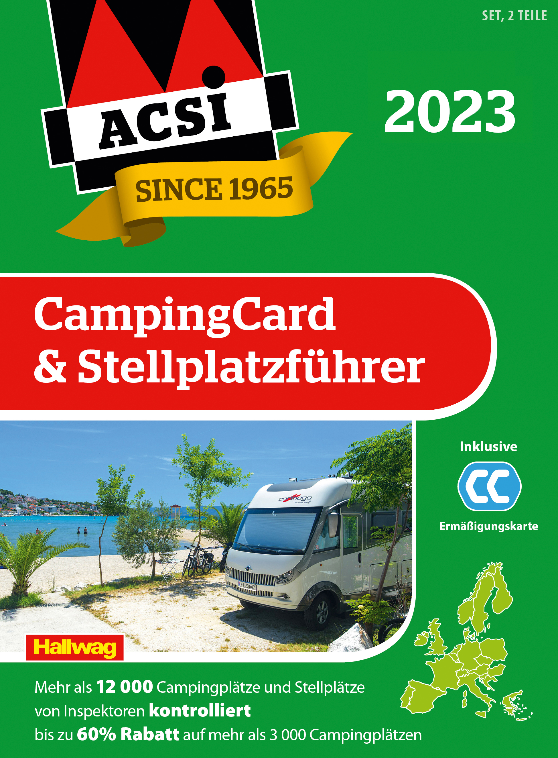 ACSI CampingCard & Stellplatzf. 2023
