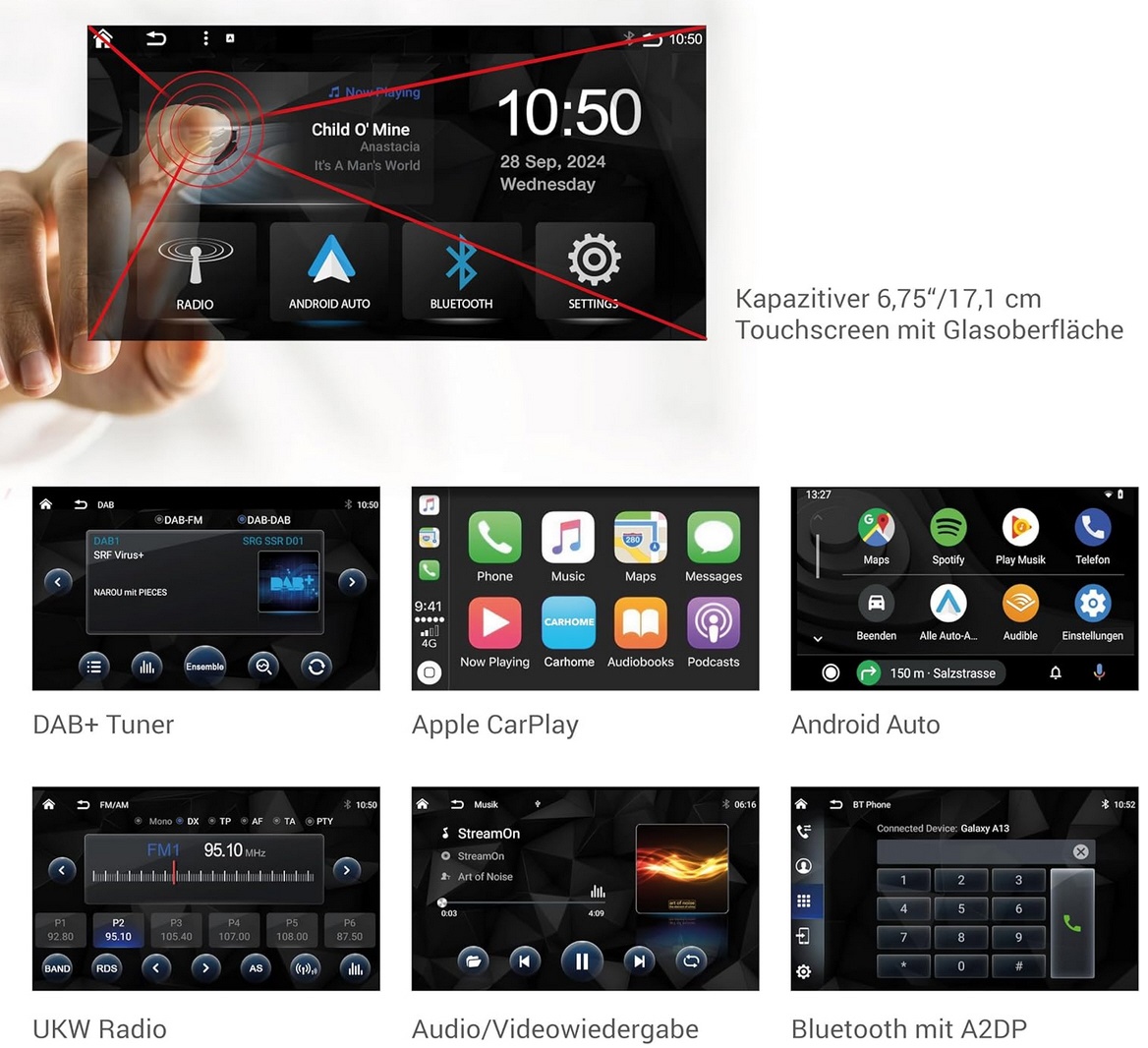 XZENT X-527 2-DIN Infotainer