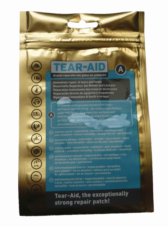 TEAR AID Zelt Reparaturset - Acryl und Polyester