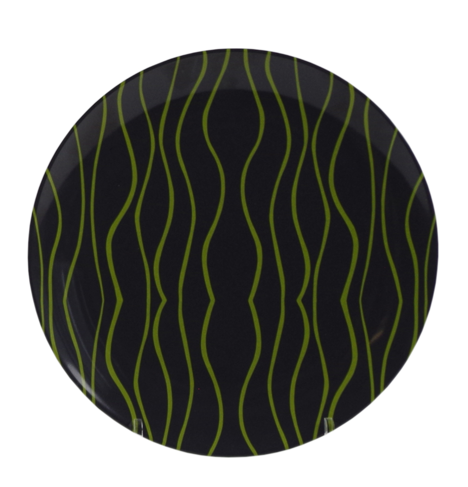 Gimex Essteller grau-lime 25,5 cm Gimex Essteller grau-lime 25,5 cm