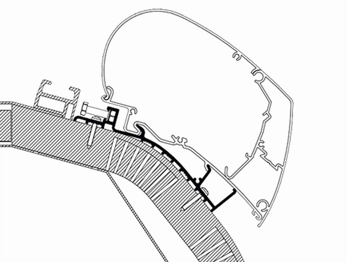 Thule Omnistor Carthago ab 2014 Adapter