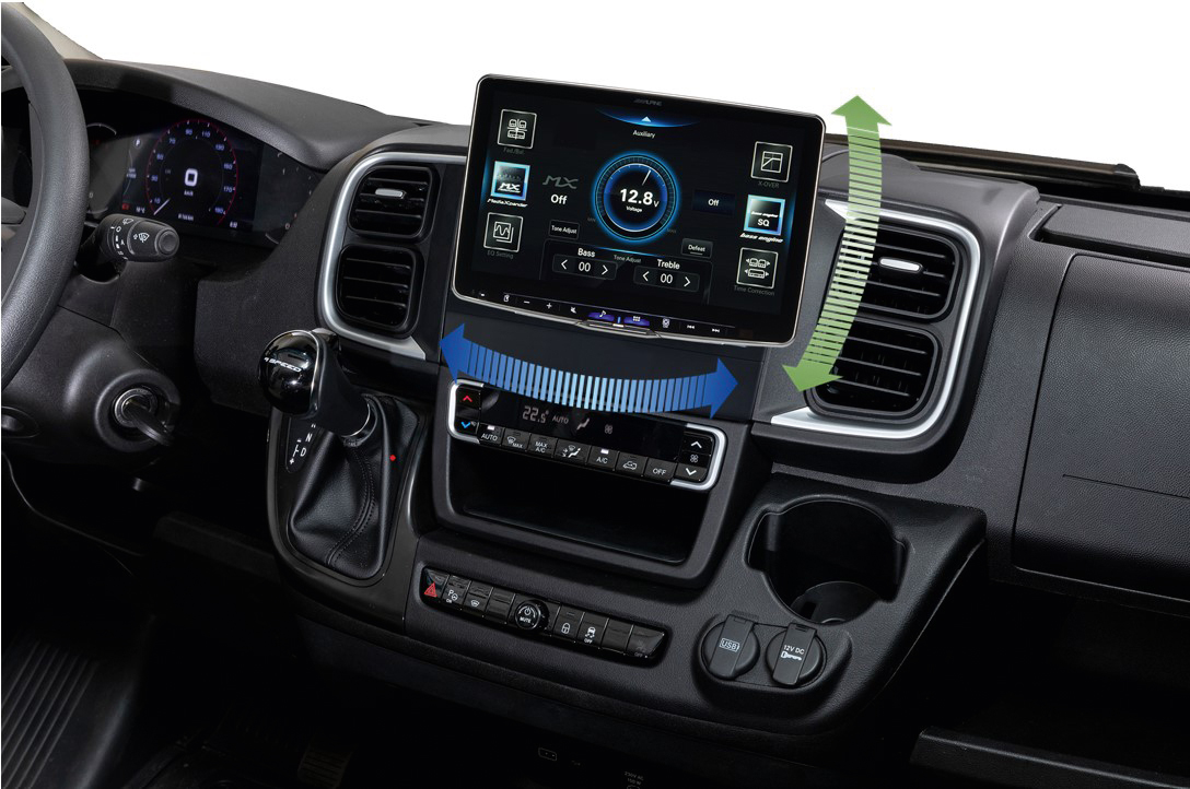 Alpine Halo mit schwenkbarem Bildschirm Ducato 8