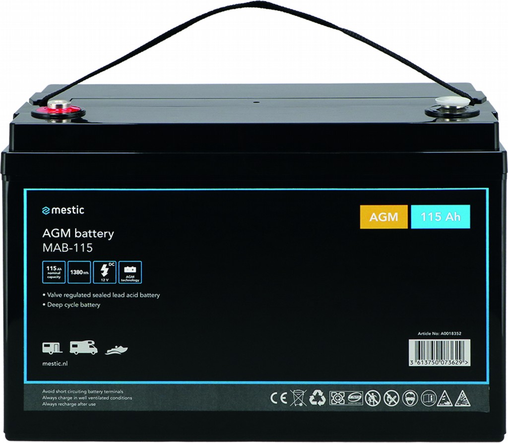 Mestic AGM Batterie MAB-115