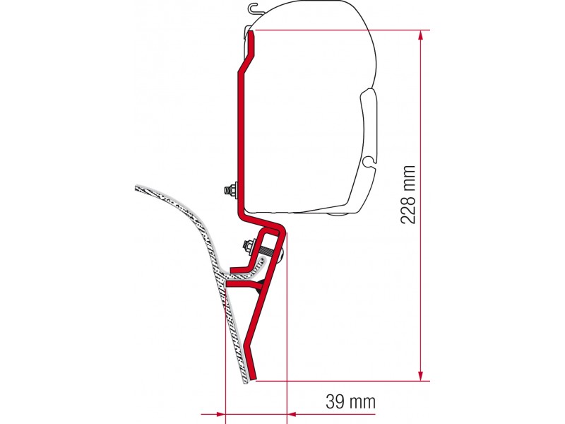 Fiamma VW T3 Adapter Kit