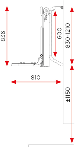 BR-Systems BIKE LIFT - Short Rail