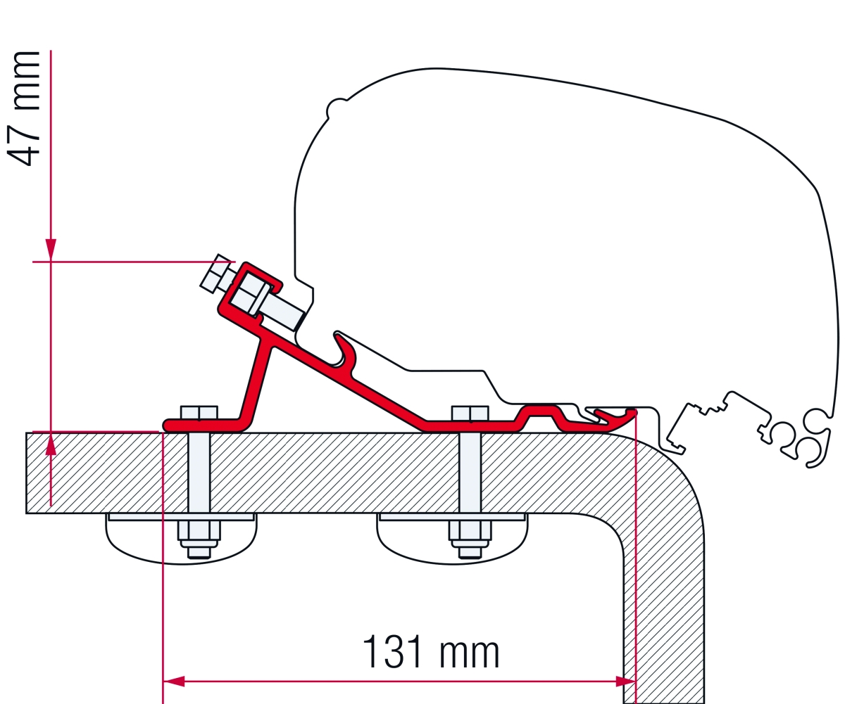 Fiamma F65 Kit Standard Adapter