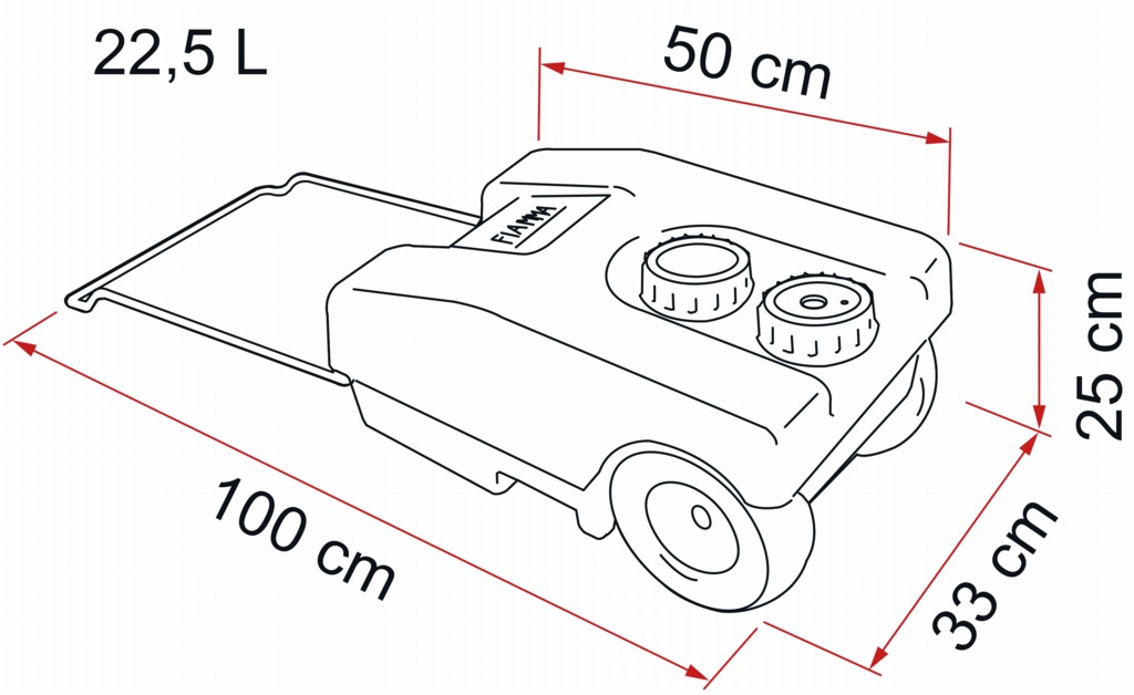 Fiamma Roll-Tank 23 F Fiamma Roll-Tank 23 F