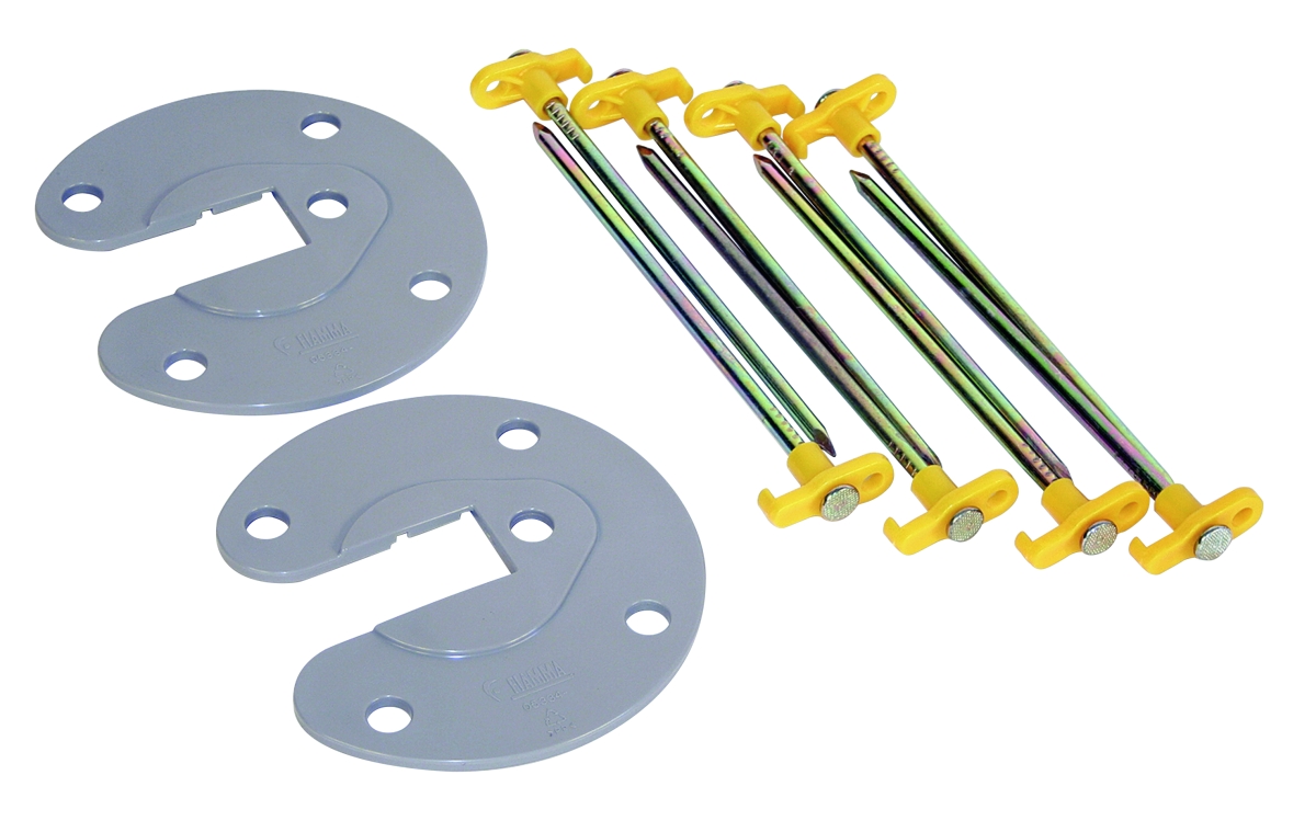Fiamma Kit Awning Plate Stützfußsicherung Fiamma Kit Awning Plate Stützfußsicherung