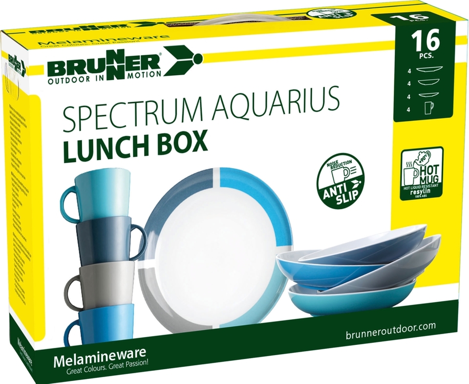 Brunner Lunch Box AQUARIUS 16 tlg. Brunner Lunch Box AQUARIUS 16 tlg.
