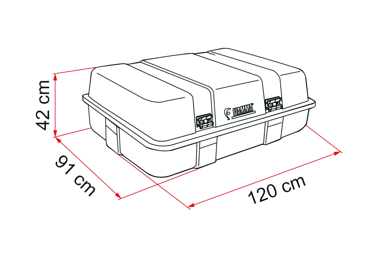 FIAMMA Ultra-Box 2 Dachbox 400 l