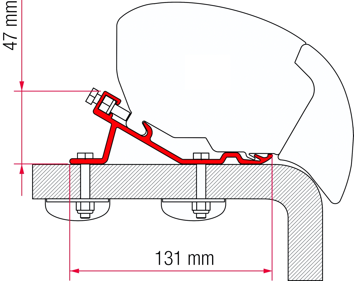 Fiamma F65 Kit Standard Adapter