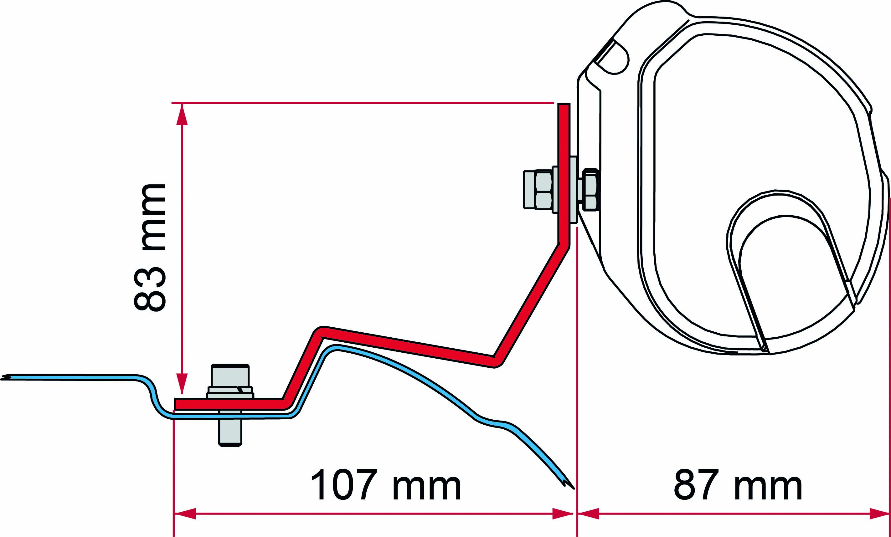 Fiamma Adapter-Kit F35 Viano