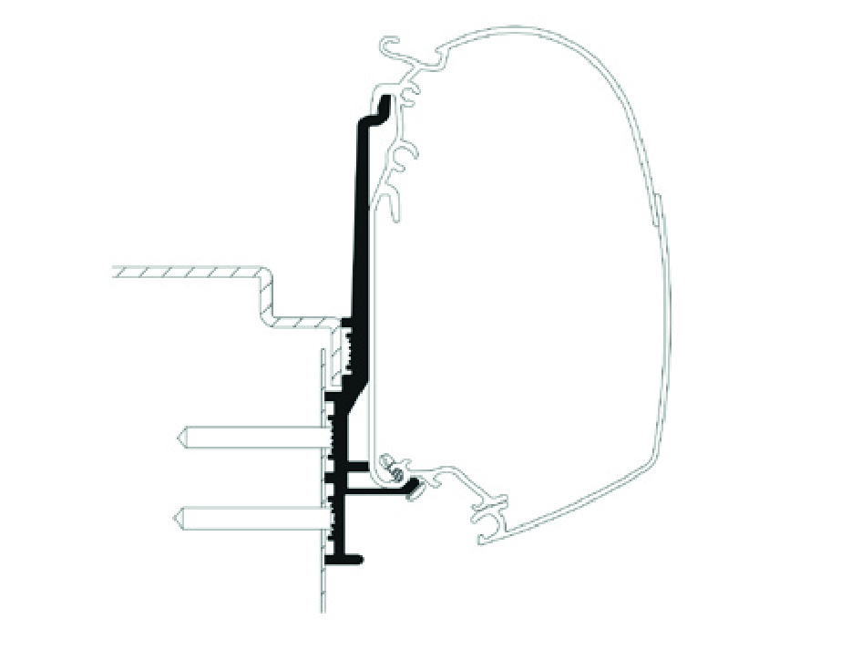 Adapter Knaus Tourer CUV 300 cm