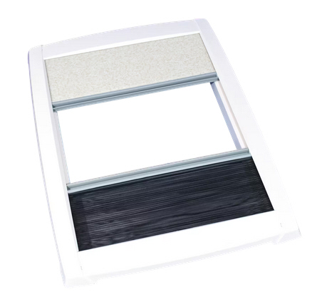 MPK Nachrüst-Plisseerahmen 700 x 500 mm, mit LED