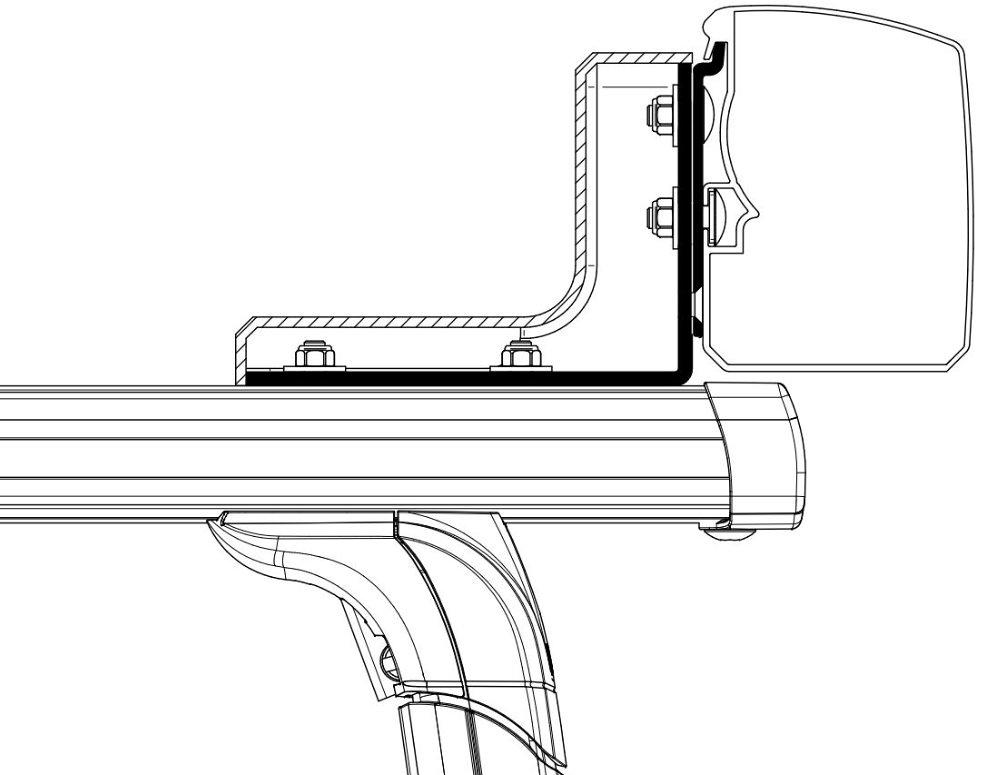 Thule Omnistor 3200 Dachträger Adapter