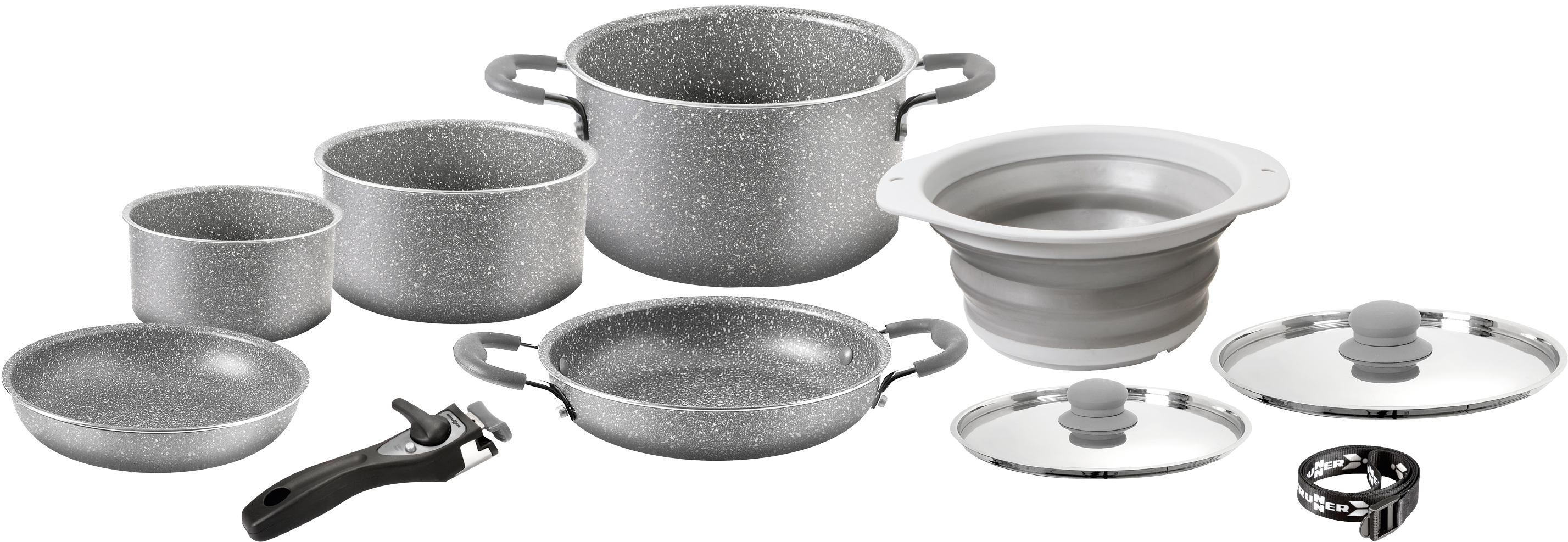 Brunner Topfset GOURMET ROCK 9+1 ø 24