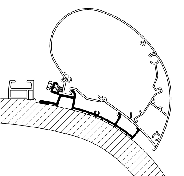 Thule Carthago Chic Adapter 550 cm