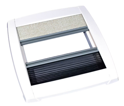 MPK Nachrüst-Plisseerahmen 400 x 400 mm, mit LED