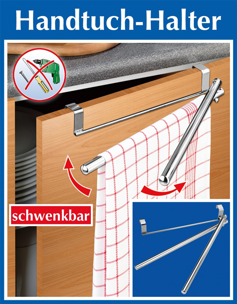 Tür-Handtuchhalter mit Schwenkarmen