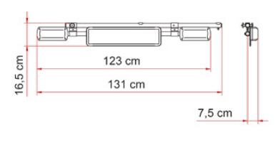 Fiamma CARRY-BIKE Licence Plate Carrier sdeep black