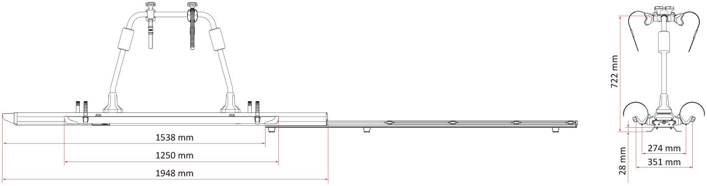 Fiamma CARRY-BIKE Garage Slide Deluxe
