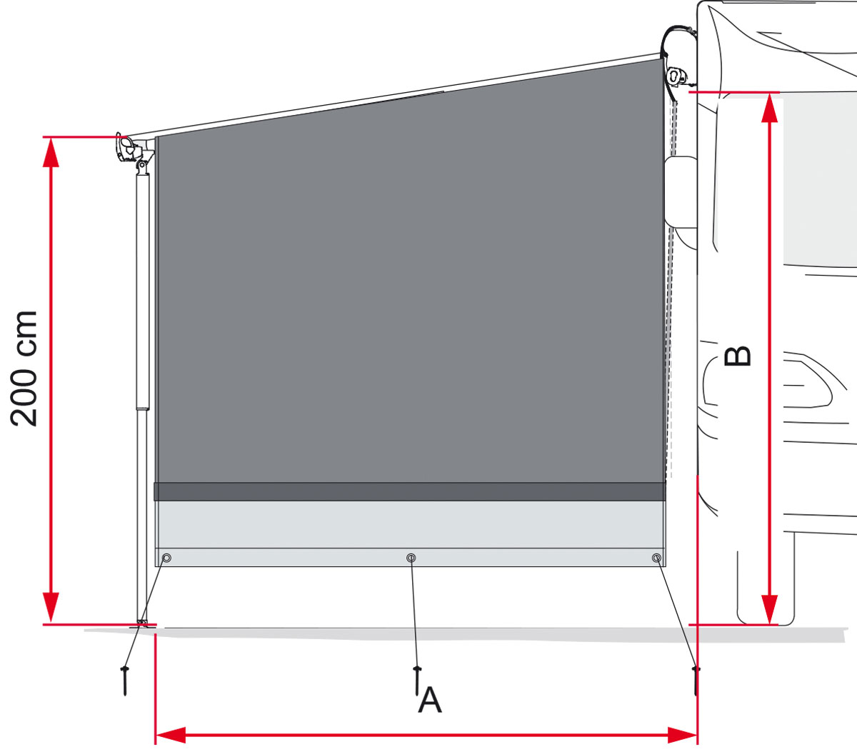 Fiamma Side Block