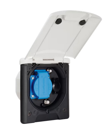 Universal-Außensteckdose