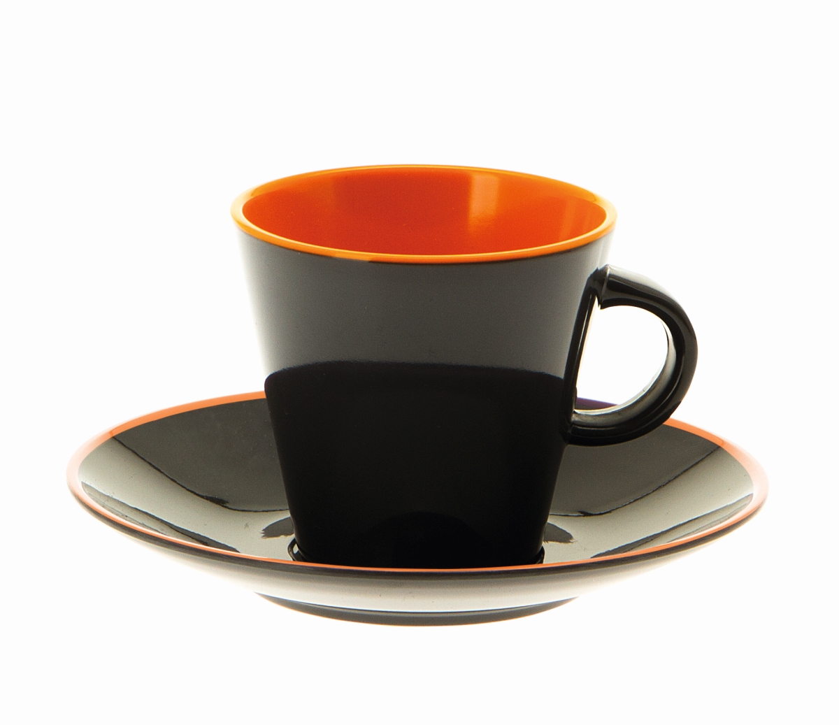 Gimex Espresso-Set grau-orange 4 tlg. Gimex Espresso-Set grau-orange 4 tlg.