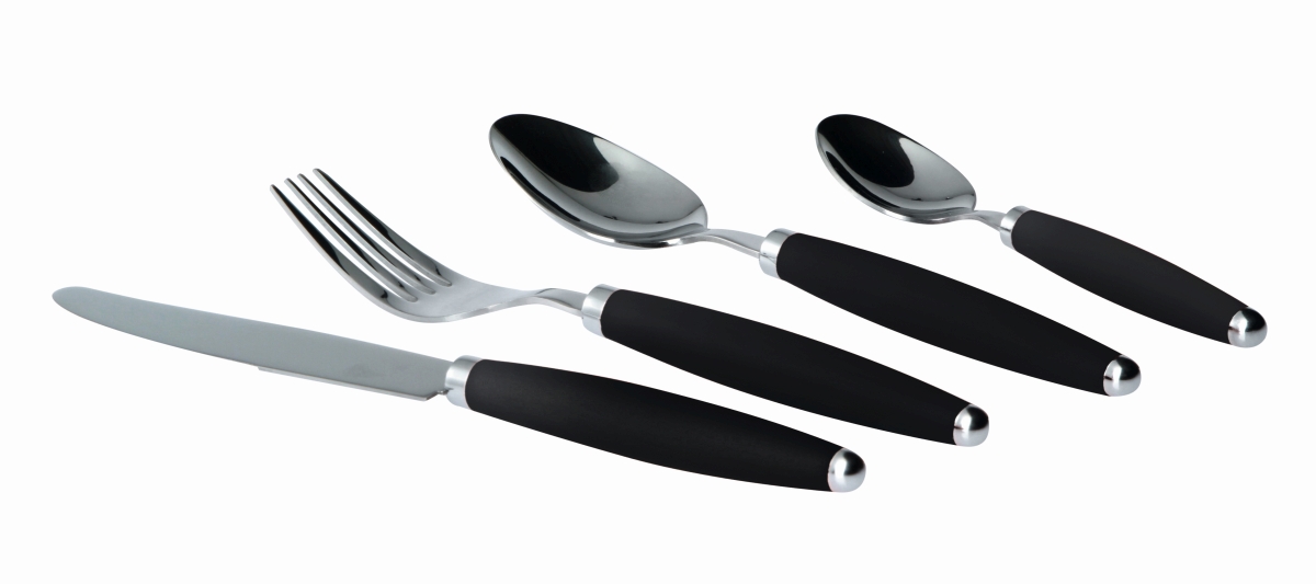 Besteckset Edelstahl, schwarz Besteckset Edelstahl, schwarz