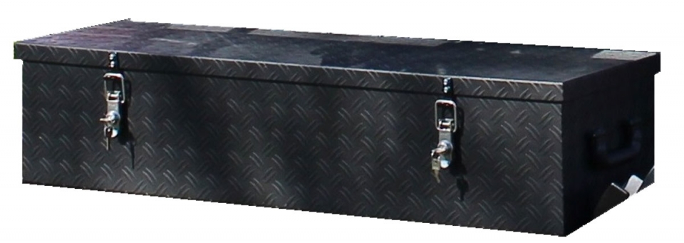 EuroCarry Alu-Gepäckbox schwarz,1050x325x240mm