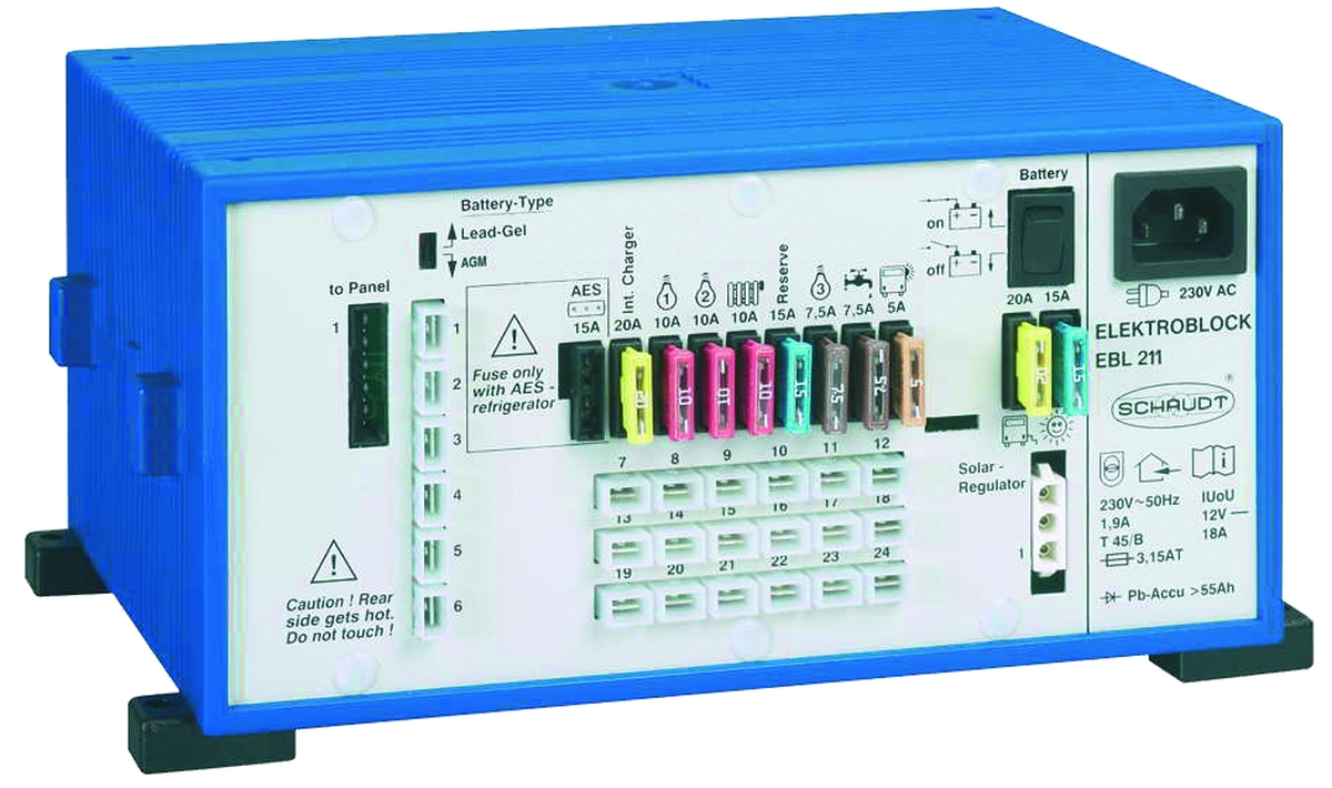 Schaudt Elektroblock EBL 211 mit Kontrolltafel