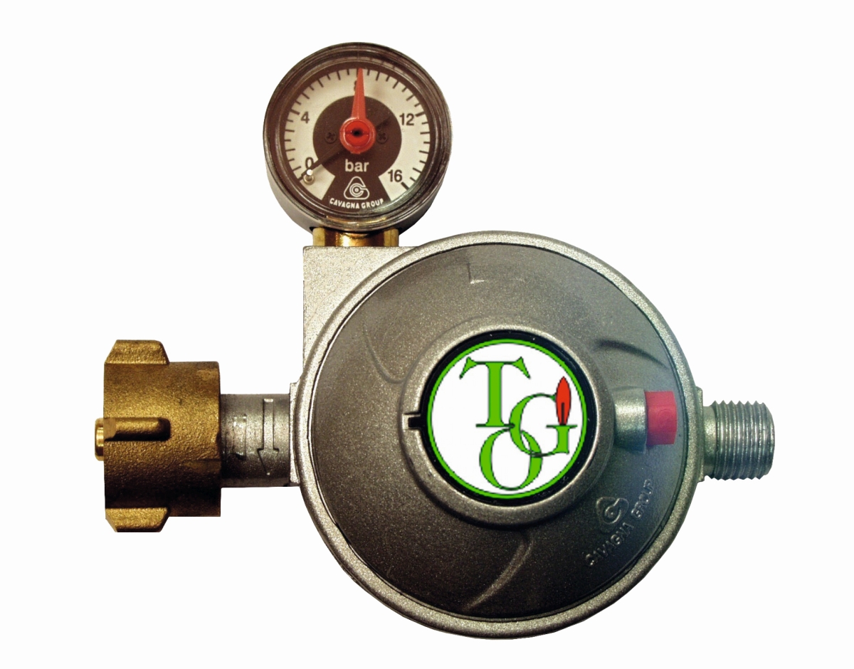 Sicherheitsregler 50 mbar mit Manometer