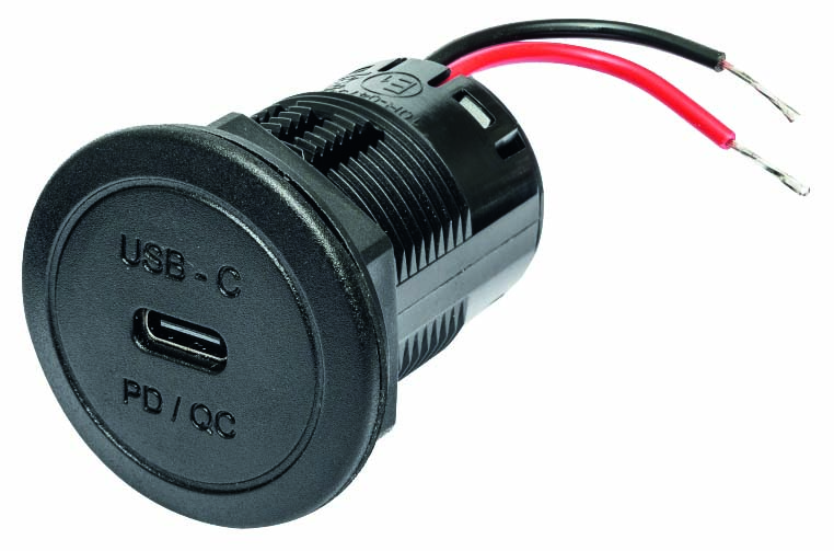 Power USB-C Einbausteckdose PD/QC 60 W